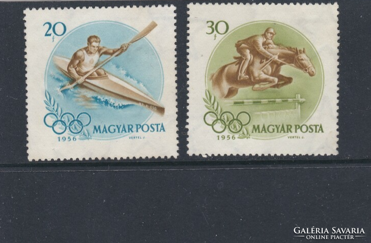 Olimpia melbourne 1956. 20 and 30 penny stamps