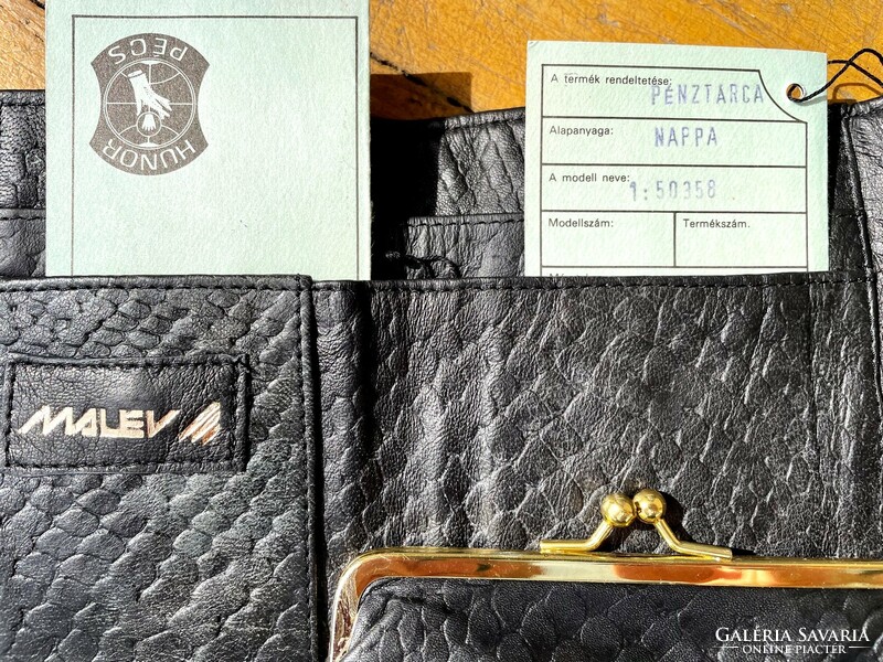 Malév Nappa wallet and purse - Pécs Hunor with original markings, retro, vintage