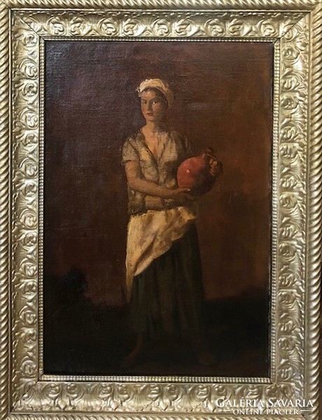 Szüle Péter (1886-1944): Korsós lány