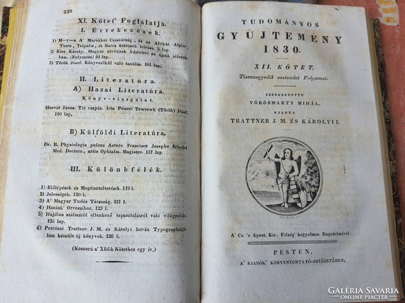 Tudományos Gyűjtemény 1818 10-11-12 benne: Az ember boldogságának feltételei; Marokkói császárság;