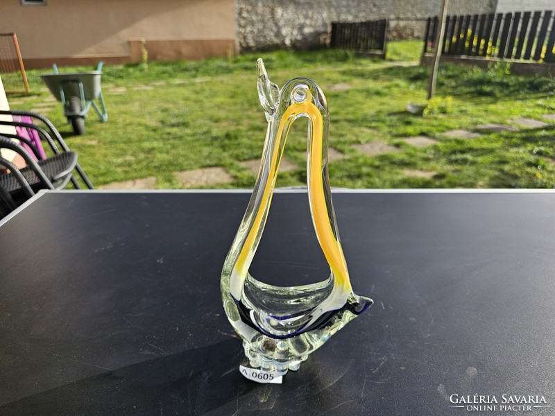 A0605 imu prodcomplex tirgu mures marosvásárhely glass vase 26 cm