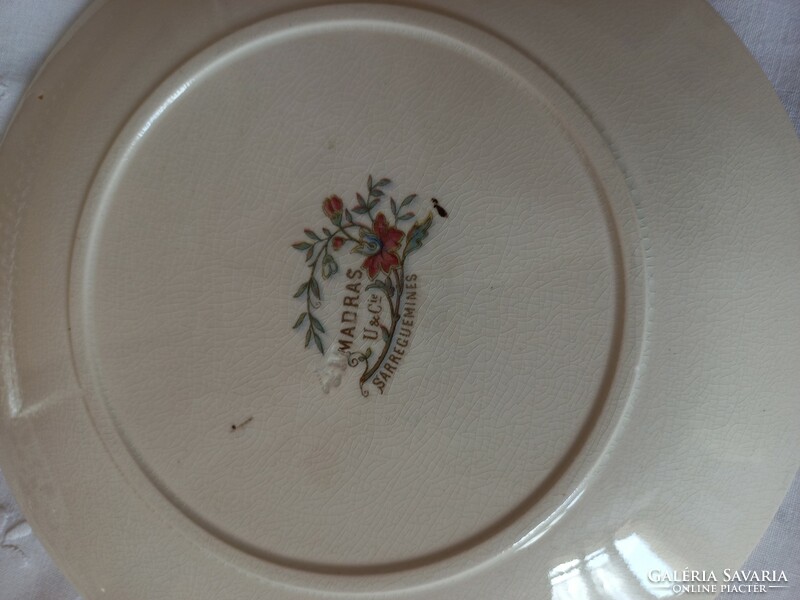 Sarreguemines Madras lapos tányér 22, 8 cm