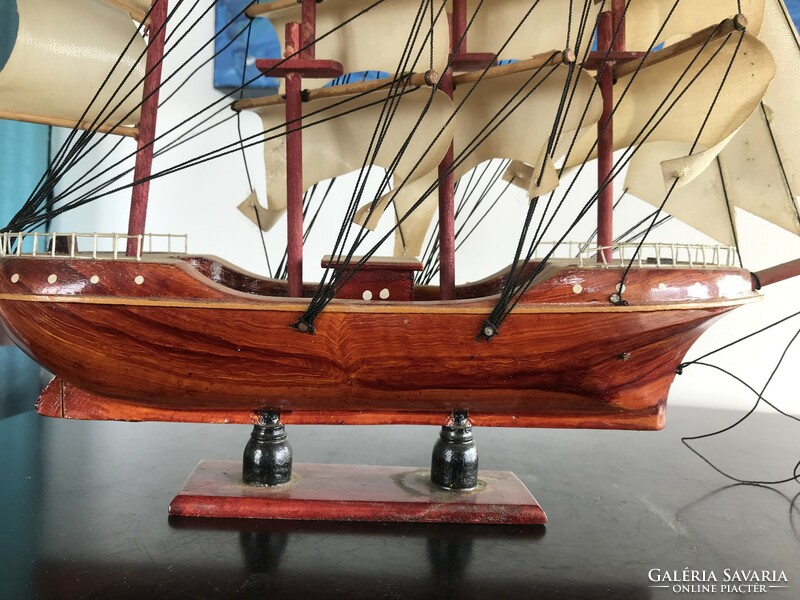 Old three-masted sailing ship from collection (401)