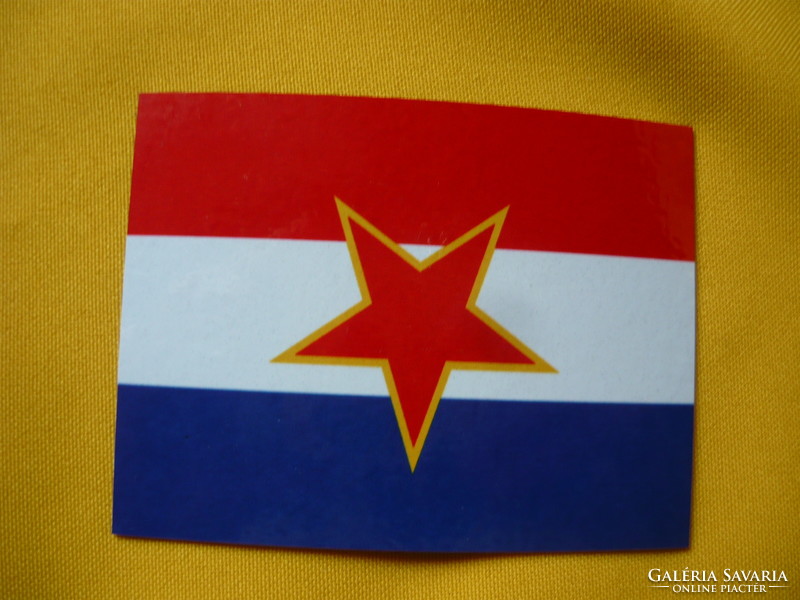 Yugoslavia flag fridge magnet