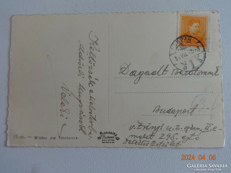 Régi postatiszta  Weinstock képeslap: Ungvár, Kolostor