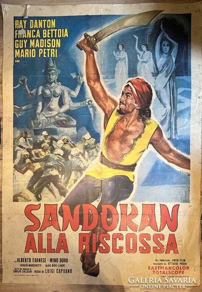 Sandokan giant movie poster