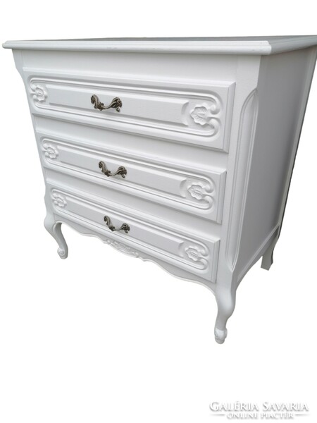 Neobaroque provence painted chest of drawers