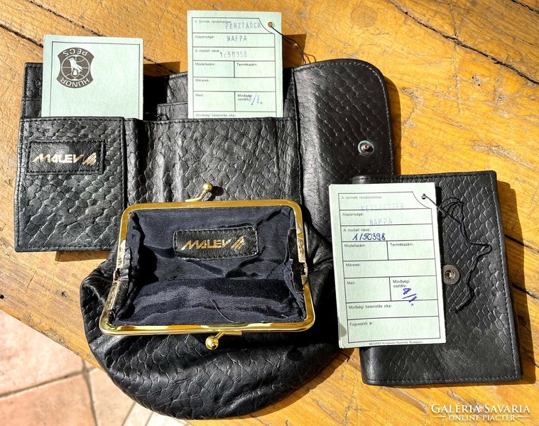 Malév Nappa wallet and purse - Pécs Hunor with original markings, retro, vintage
