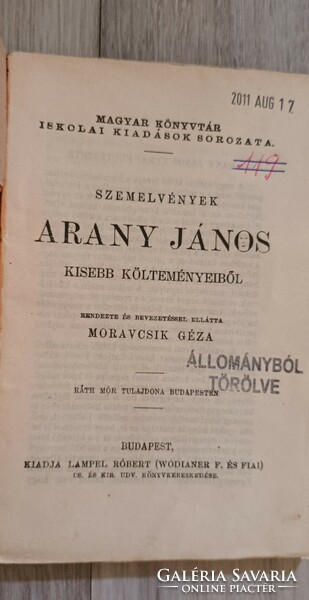 Selections from János Orán's smaller poems