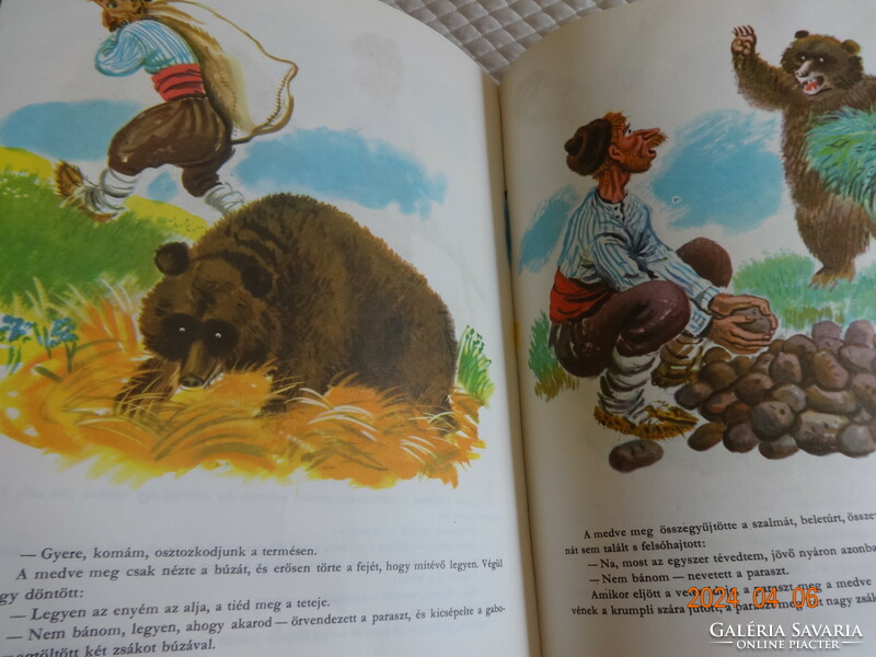 Erdei történetek - régi mesekönyv, gazdagon illusztrált állatmesék