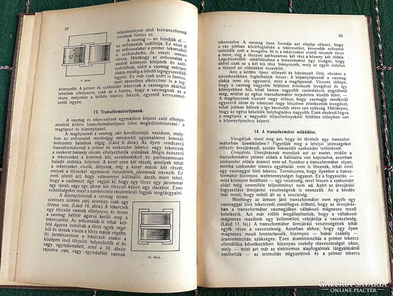 László Jesch: small transformers - antique book, 1924.