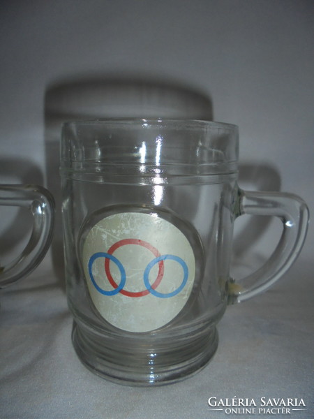 Retro ovis, preschool children's cup, cup - two pieces together - circle patterns