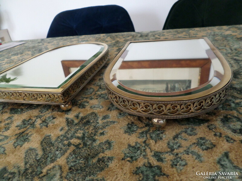 Pair of antique silver centerpieces / coasters