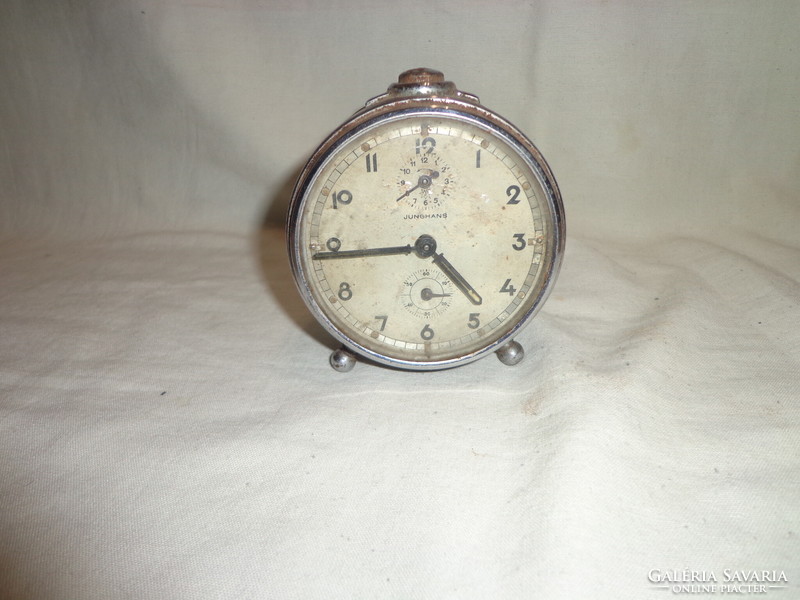 Antique junghans snow blower rattle clock alarm clock alarm clock