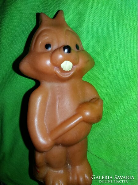 Antique squeaky cute rubber cleaning vole figure 17 cm according to the pictures