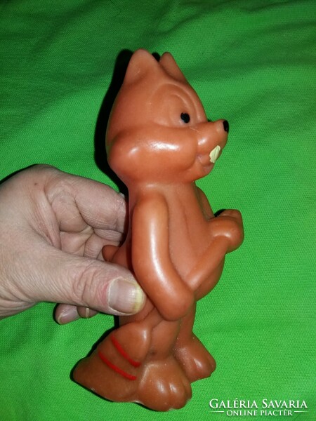 Antique squeaky cute rubber cleaning vole figure 17 cm according to the pictures