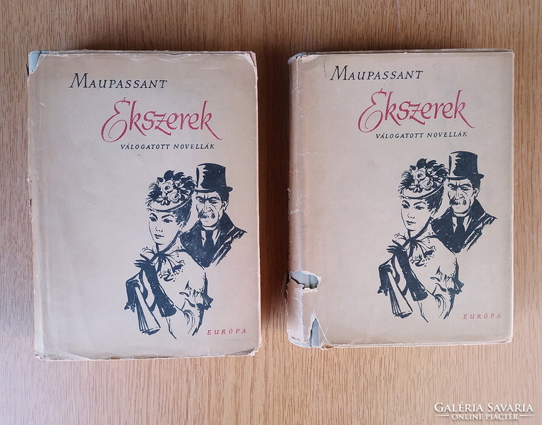 Guy de maupassant - jewelry i-ii. (Europe publishing house 1957 - selected short stories)