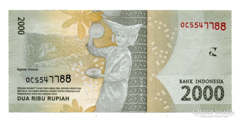 2.000  Rúpia  2016        Indonézia