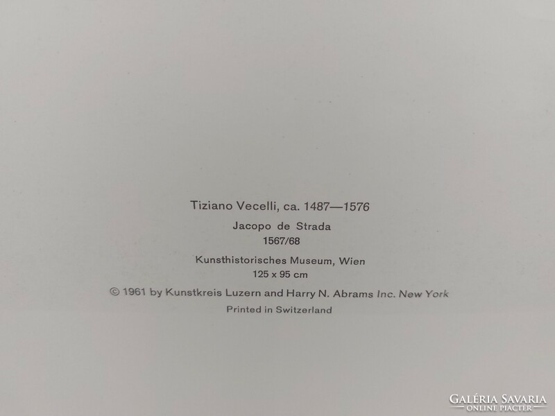 (K) International Art Club (1965) 6 db Tizian nyomat, reprodukció 35x43 cm