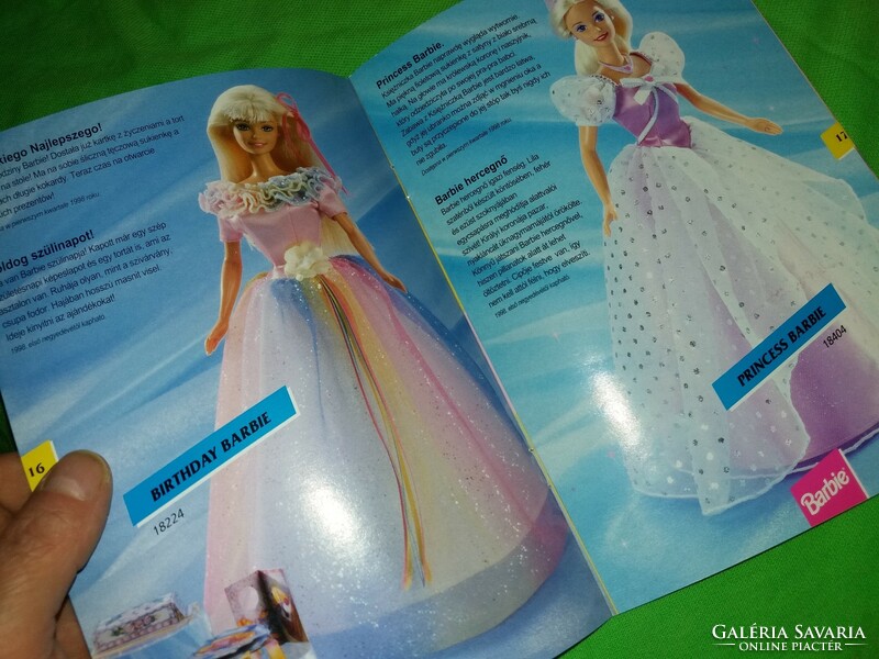 Retro 1998 mattel barbie doll toy catalog in beautiful condition according to pictures