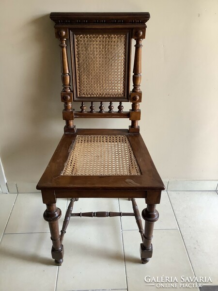 Baroque cane chair