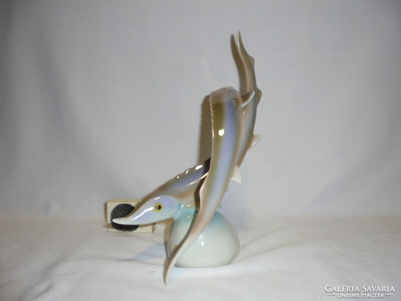 Raven house fish figurine, pair of nipps - 23 cm