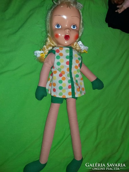Old nszk masé - textile lens lens doll in rare, beautiful condition 55 cm according to the pictures