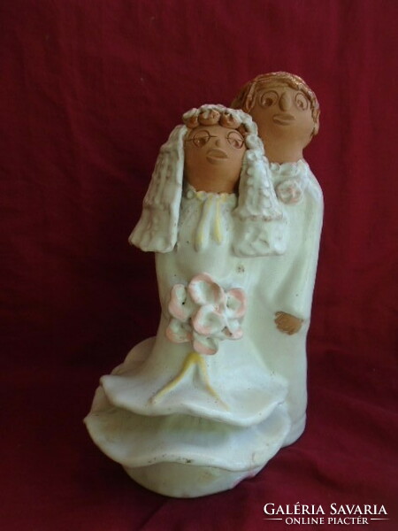 Kiss pink Ilona ceramic figurine the young couple 22 cm