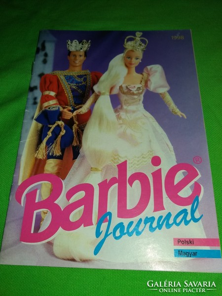 Retro 1998 MATTEL Barbie baba játék katalógus szép állapotban a képek szerint