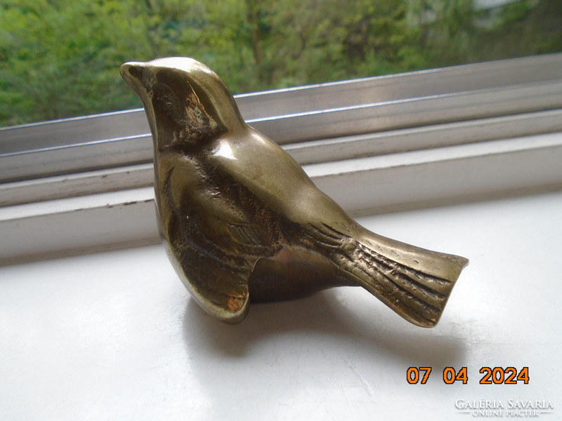 Danish marked bronze bird sculpture