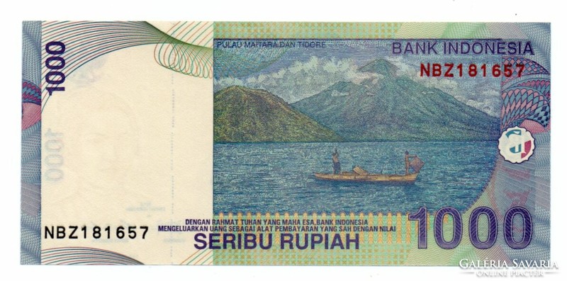 1,000 Rupiah 2012 Indonesia