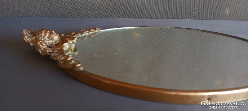 Szecessziós Ovális fali fém tükör ALKUDHATÓ  design