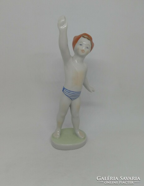Aquincum porcelain waving boy!