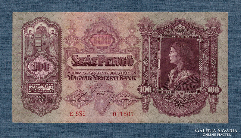 100 Pengő 1930 EF Ropogós