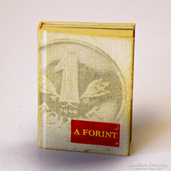 László Újlaki: the forint - miniature book