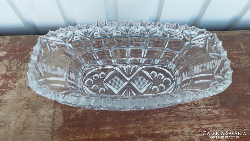 Polished crystal bowl