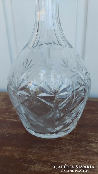Crystal drinking glass