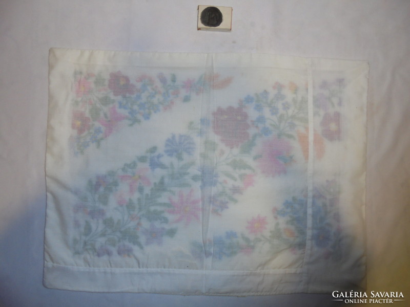 Kalocsai richly embroidered decorative pillow