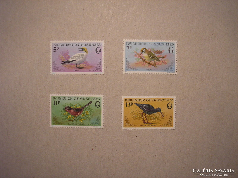 Guernsey - fauna, birds 1978