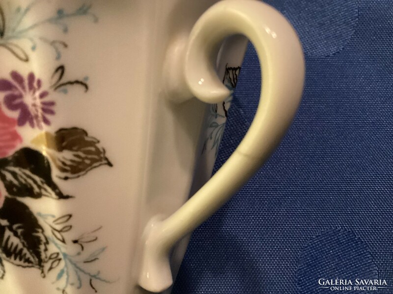 Lomonosov vintage porcelán, kézzel festett kávés, teás szettek