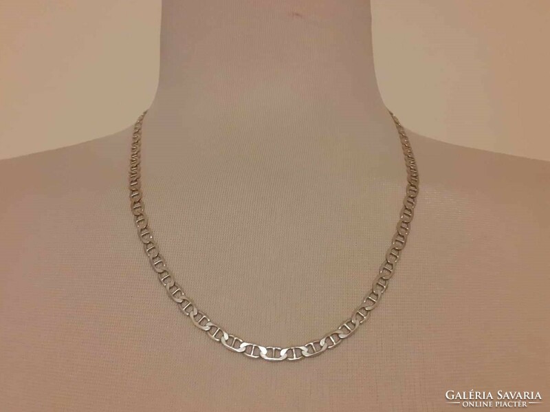 Gucci patterned silver necklace (unisex)