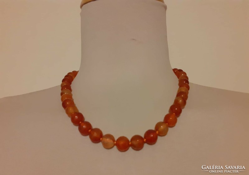 Very nice, faceted carnelian jewelry set