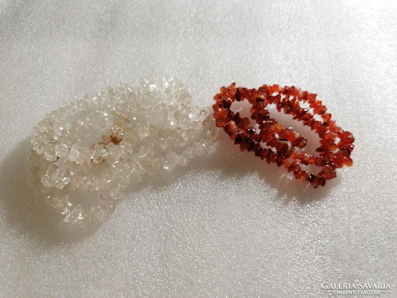 Sold out!!! 2 Pcs necklace with mineral beads