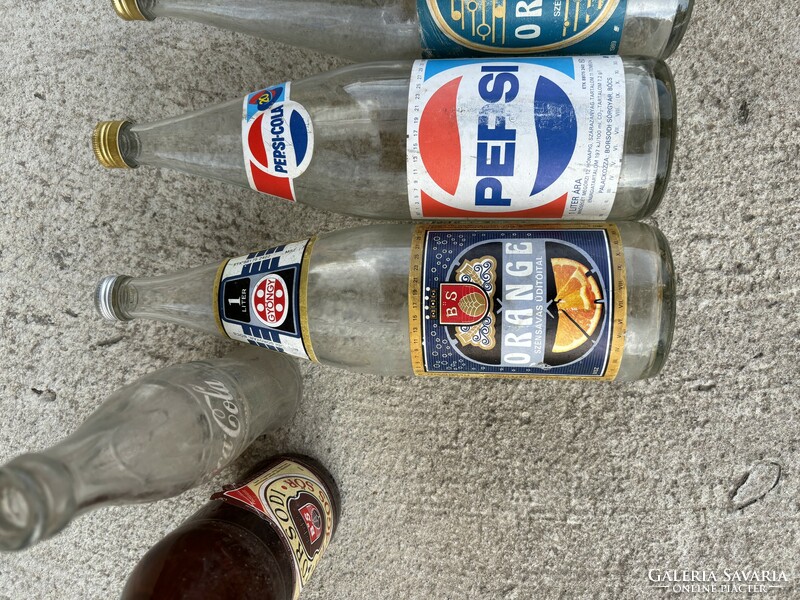 Borsodi retro glass beer pearl soft drink orange pepsi cola syrup crystal water tonic nostalgia piece