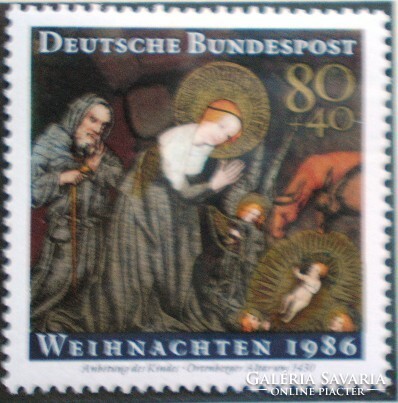 N1303 / Németország 1986 Karácsony bélyeg postatiszta