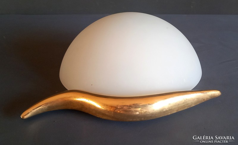 Paul Neuhaus village lamp with 24k gold, negotiable design