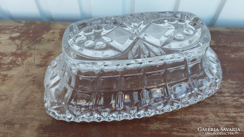 Polished crystal bowl