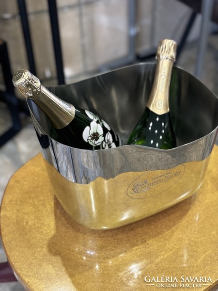 Belle Epoque Champagne jégmedence Perrier-Jouët több palackos jéghűtő pezsgősveder PERRIER