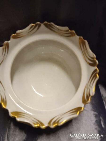 Large porcelain sugar bowl