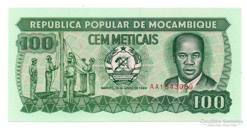 100   Meticas     1989     Mozambik